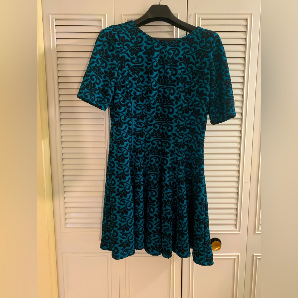 Velvet skater dress